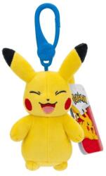 Jazwares Pokémon kulcstartós plüssfigura - Pikachu 8 cm (nevető) (PKW3654) - licenszjatekok