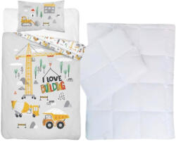  Munkagépes ovis ágynemű szett (I love building)