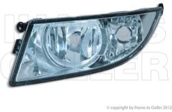 Skoda Fabia 2010-2014 - Ködlámpa H8 bal króm házas + nappali fény TYC