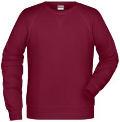 Daiber Hanorac pentru bărbați fără glugă din bumbac bio 8022 - Vin | M (8022-1780374)
