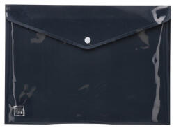 BiroTime Irattartó tasak BiroTime A/4 patentos fekete (480270)