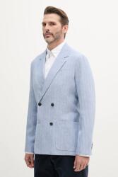 Tommy Hilfiger blézer vászonkeverékből - kék 56