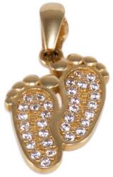 Ékszershop Köves talpacskák arany medál (1314124)