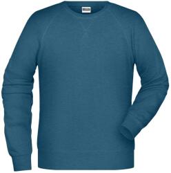 James & Nicholson (Daiber) Férfi kapucni nélküli biopamut felső 8022 - Olajzöld melírozott | XL (1-8022-1780340)