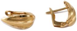Ékszershop Fényes és matt sávos arany fülbevaló (1312782)