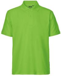 Neutral Férfi galléros póló Classic organikus Fairtrade biopamutból - Lime | 2XL (NE-O20080-1000237083)