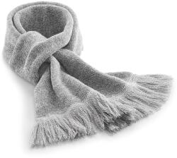 Beechfield Klasszikus kötött sál - Szürke melírozott (B470-1000221806)