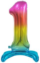 Godan Talpas álló fólia lufi 1-es szivárvány 74 cm