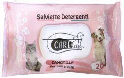  Carezze Kamillás illatú nedves törlőkendő kisállatoknak - 20 db