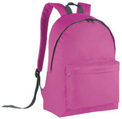 Kimood KI0130 klasszikus hátizsák bélelt hátrésszel Kimood, Fuchsia/Dark Grey-U (ki0130fu-dg-u)
