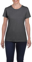Gildan Kerknyakú karcsusított női póló, Gildan GIL5000, Dark Heather-XL (giL5000dh-xl)