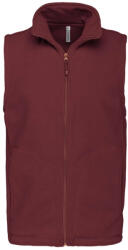 Kariban Férfi LUCA polár mellény, Kariban KA913, Wine-2XL (ka913wn-2xl)