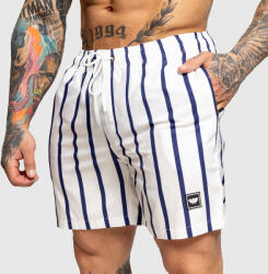 Iron Aesthetics Férfi úszóshort Iron Aesthetics Boardwalk, fehér: 4XL Fehér