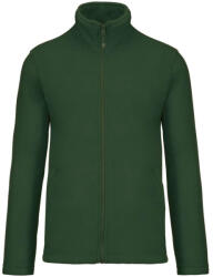 Kariban Uniszex FALCO cipzáras mikropolár pulóver, Kariban KA911, Forest Green-2XL (ka911fo-2xl)