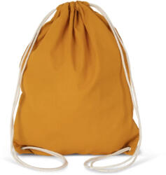 Kimood KI0125 pamut tornazsák-hátizsák fehér zsinórral Kimood, Curcuma-U (ki0125cur-u)