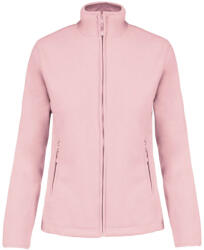 Kariban Női MAUREEN cipzáras polár pulóver, Kariban KA907, Pale Pink-XL (ka907pp-xl)