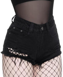 KILLSTAR Női rövidnadrág KILLSTAR - Zoey - FEKETE - KSRA001729