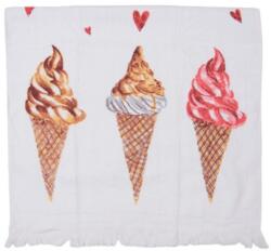 Clayre & Eef Konyhai kéztörlő - 40x66cm - 100% pamut - Frosty and Sweet