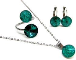 DIANA szett állítható gyűrűvel (emerald ice) (2023121301)