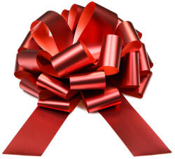  DIY decorative bow, red, 40 cm (KOZ2S-007)