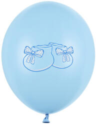  Léggömbök 30 cm, Bootee, pasztell babakék (1 db / 6 db) (SB14P-225-011-6)