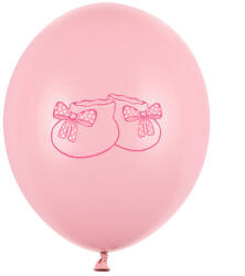  Léggömbök 30cm, Bootee, pasztell babarózsaszín (1 db / 50 db) (SB14P-225-081J)