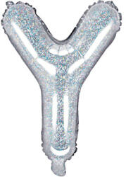  Lufi léggömbbet betű ''Y'', 35 cm, holografikus (FB2H-Y-018)
