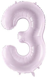  Foil Balloon Number ''3'', 72cm, purple (FB230G-3-014)
