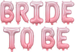  Fóliás Balloon Bride leendő, 350x45 cm, rózsaszín (FB35S-081)