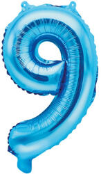  9'' számú fóliás léggömb, 35 cm, kék (FB10M-9-001)