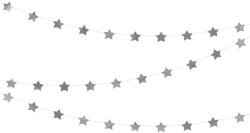  Garland Stars, ezüst, 3, 6 m (GLS8-018M)