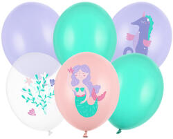  Léggömbök 30 cm, Sea World, mix (1 pkt / 6 db. ) (SB14P-323-000-6)