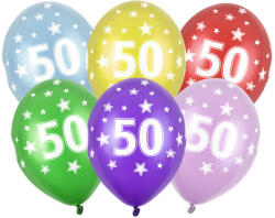  30 cm-es lufi, 50. születésnap, fém keverék (1 db / 50 db) (SB14M-050-000)