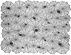 Spider Web Tablecloth, 135x180cm (OBRU1)
