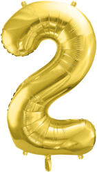 2'' számú fólia lufi, 72 cm, világos arany (FB230S-2-019J)
