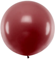  Kerek léggömb 1 m, pasztell bordó (OLBO-024)