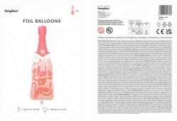  Fólia lufi Palack, 38x97 cm, mix (FB72)