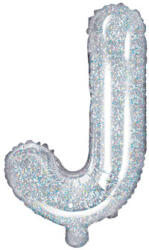  Holografikus fólia lufi betű ''J'', 35 cm (FB2H-J-018)