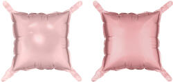  Foil balloon curtain double-sided Square, dusty rose, 35 x 35 cm (1 pkt / 4 pc. ) (FB242-4-081BR)