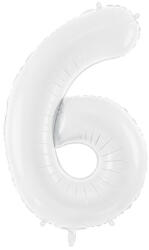  6'' számú fóliaballon, 86 cm, fehér (FB130-6-008)