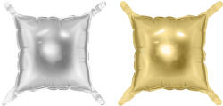  Foil balloon curtain double-sided Square, gold-silver, 35 x 35 cm (1 pkt / 4 pc. ) (FB242G-7)