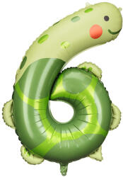  6-os számú fólia lufi - Teknős, 75x96 cm, mix (FB163-6)