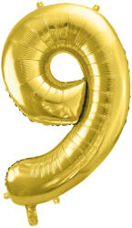  9'' számú fólia lufi, 72 cm, világos arany (FB230S-9-019J)