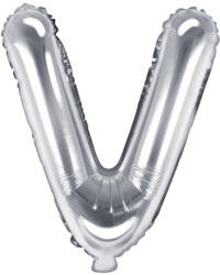  Foil Balloon Letter ''V'', 35cm, silver (FB2M-V-018)