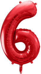  6'' számú fólia lufi, 86 cm, piros (FB1M-6-007)