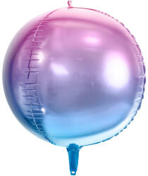  Foil Balloon Ombre Ball, lila és kék, 35cm (FB39-014)