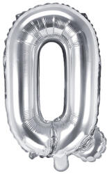  Fólia lufi betű ''Q'', 35 cm, ezüst (FB2M-Q-018)