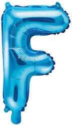  Fólia Lufi betű ''F'', 35cm, kék (FB2M-F-001)