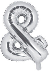  Foil Balloon &, 35cm, silver (FB11M-018)