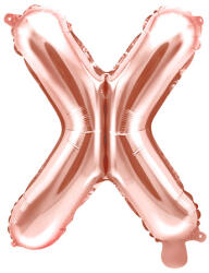  Foil Balloon Letter ''X'', 35cm, rose gold (FB2M-X-019R)
